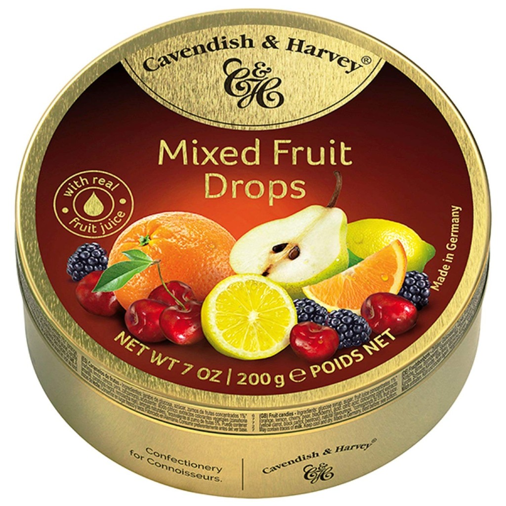 Cavendish & Harvey Assorted Fruit Candies 200g - 2 Can Set