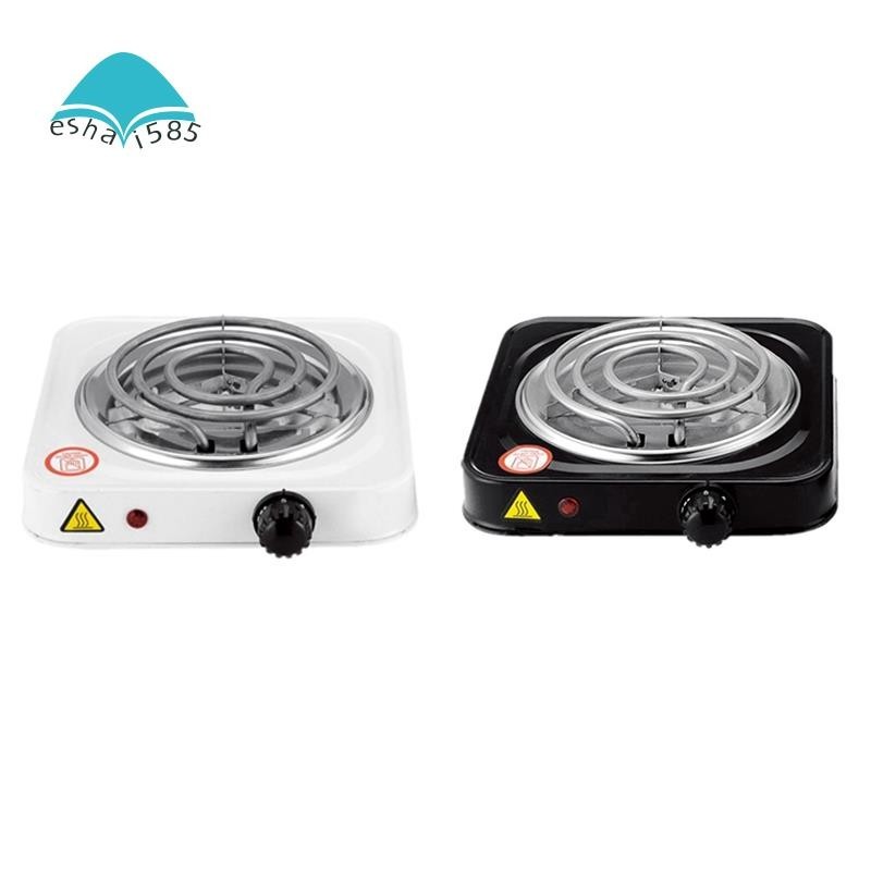 Electric Single Burner Cooktop, Compact and Portable, Adjustable Temperature Hot Plate, 1500W, Stainless Eu Plug