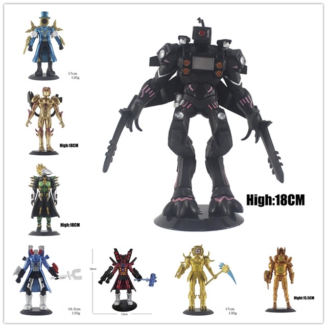 2024 Skibidi Toilet Toys Action Figure Model TV Man Clockman Doctor Titan Drill Man Speakerman Titans Cameraman Model