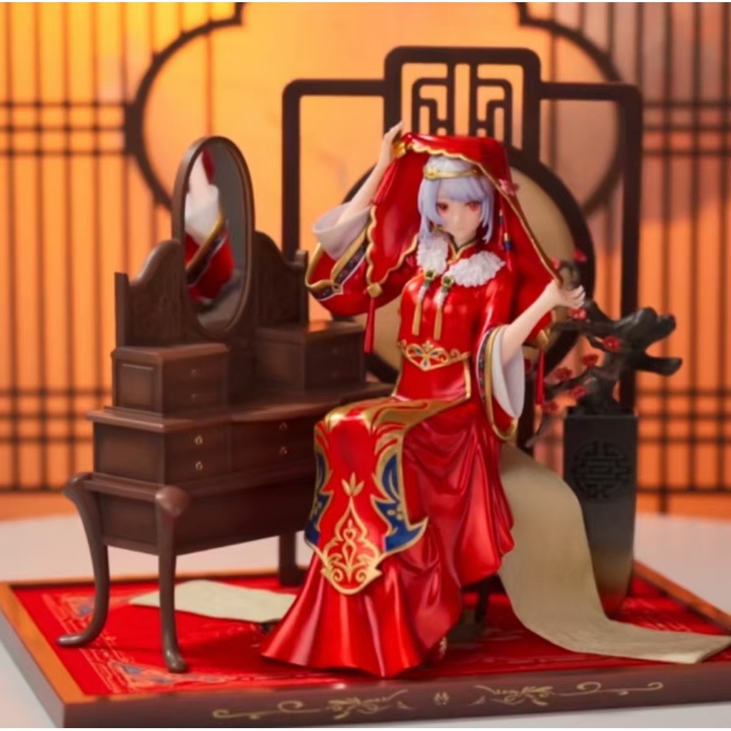 ((Ready Stock Free Shipping) Anime Merchandise Myethos Myethos Beautiful Scenery Don't Ask Catholic Theme Hand-Made Bride Model Play Model Statue Desktop Decoration