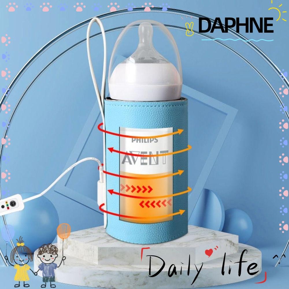 DAPHNE-HOME Milk Bottle Heating, Warmer Portable Bottle Thermostat Bag, Safety Insulated Supplies Infant Nursing Baby Bottle Bag