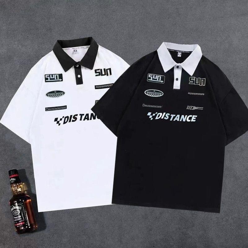 American Retro Women's Checked Polo Shirts - Casual Slim-Fit Short Sleeves, Perfect for Summer | XS-5XL