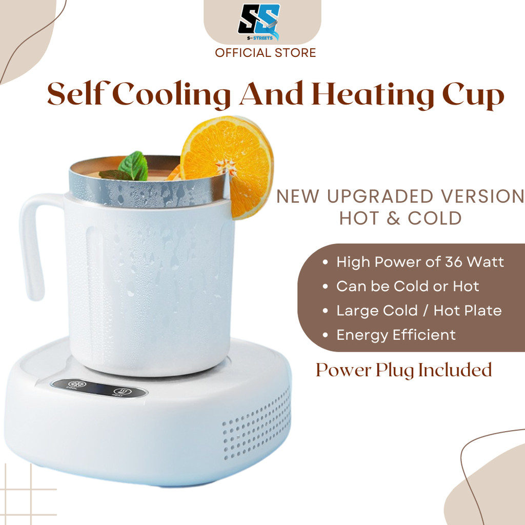 Self Cooling And Heating Cup - Smart Cooling Mug Cup Heater Warmer Cold Cup制冷杯 制热杯