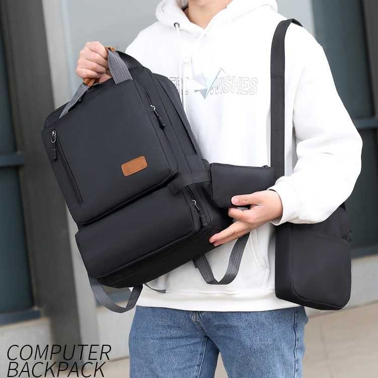 GFAY 3 in 1 Laptop Backpack Sling Bag Pouch Oxford Casual Style - G30