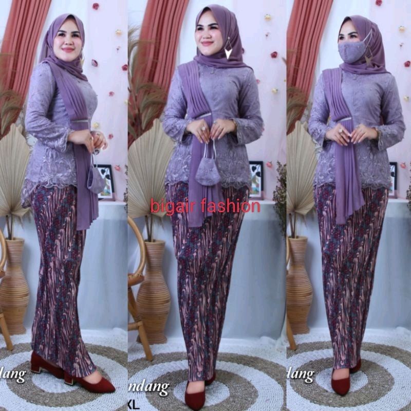 Have Premium AURORA KEBAYA MODERN SELENDANG SET PARTY GRADUATION BUSUI BY BA - Image 2
