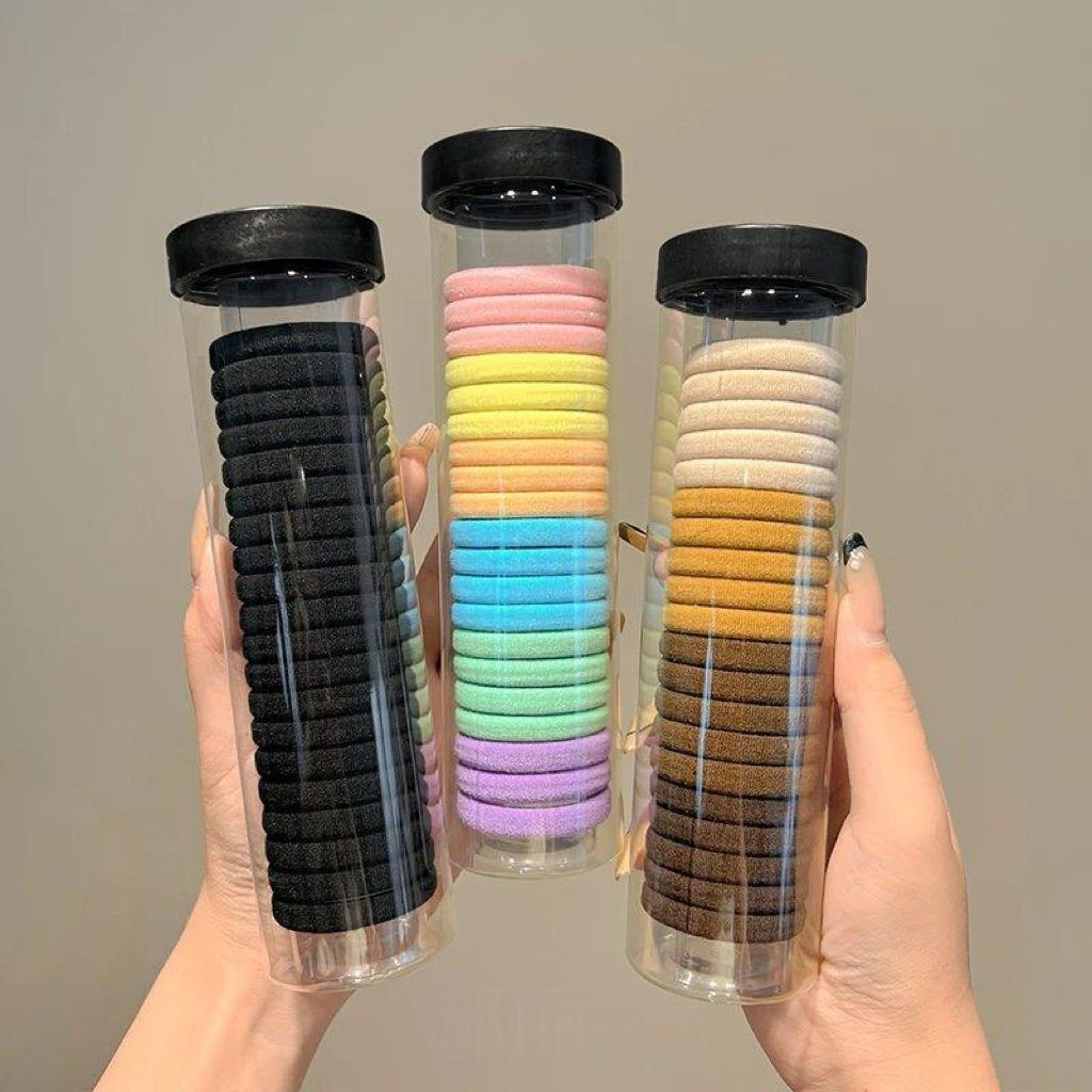 高弹力发圈扎头发圈女无接缝头绳不伤发发绳女孩发饰百搭耐用皮筋High elastic hair band hair band female non-joint rope73xb4lbc322.my20250820