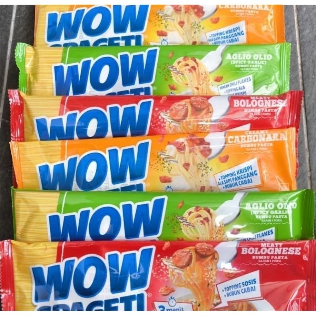 10 Packs Wow Spaghetti Instant Pasta with Authentic Italian Flavors