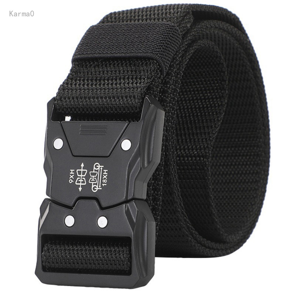 Men'S Belt Outdoor Belt Mult-Function Buckle Nylon High Quality Marine Corps Belt