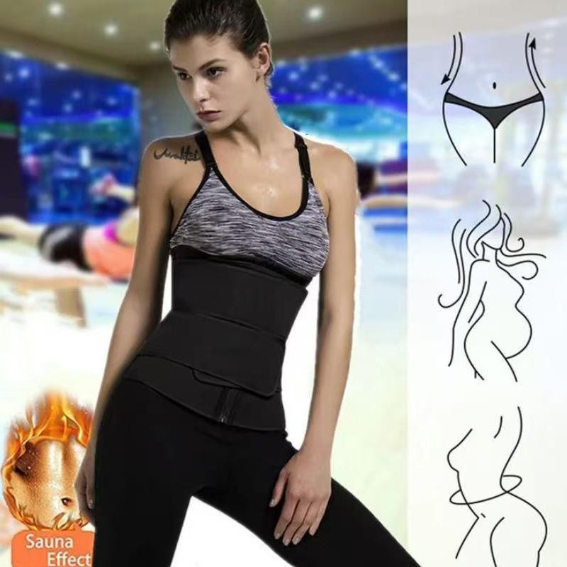 Bengkung Double Layer 2 Lapik Unisex Waist Trainer Sesuai Gym Fitness
