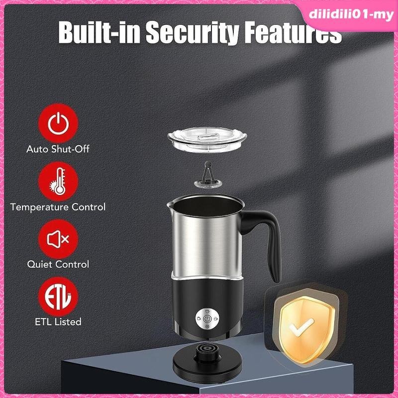 [DilidilidaMY] Frother Machine Automatic Milk Frother Home Use Milk Heater for Hot Chocolate Macchiato