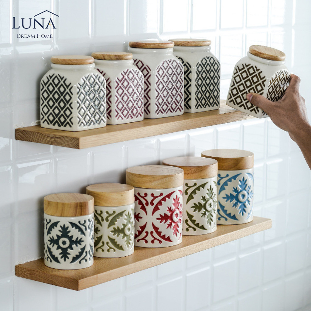 LUNA [Sylvia Air Tight Spice Jar] Seasoning Bottle Storage Container Bekas Rempah Balang Kedap Udara