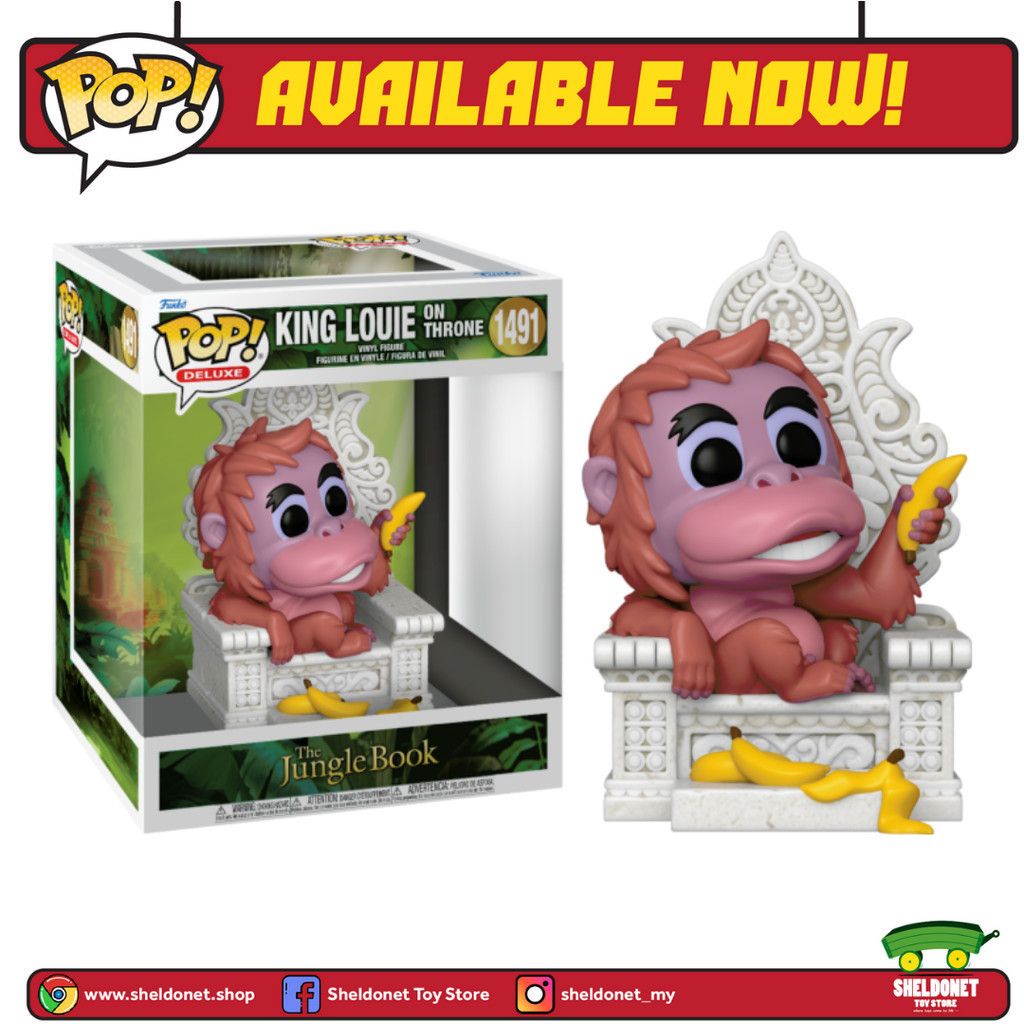 Funko Pop! Disney: The Jungle Book (1967) - King Louie on Throne