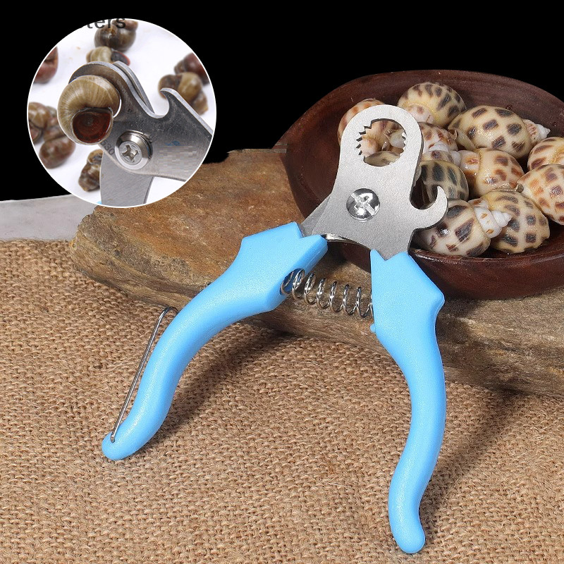 LeeSisters Cutg Field Snail Butt Artifact, Not Slip Field, Lion Tail Cutg Special Scissors, Stone Snail Cutter, Tail Removal Tools MY