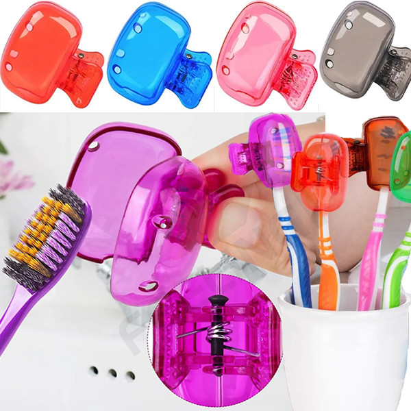 FEELINGPortable Travel Toothbrush Head Protective Cover,Electric Toothbrush Cap,Dustproof Bathroom Organizer,Dustproof Head Cover Toothbrush Protector Case For Travel Hiking Campin