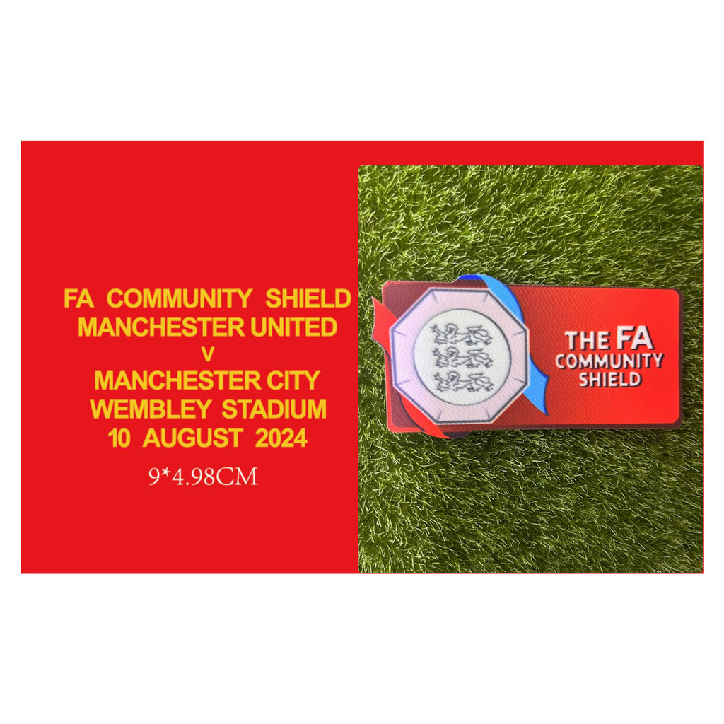 2024 The FA Community Shield Patch and Match Details Soccer Patch Badge