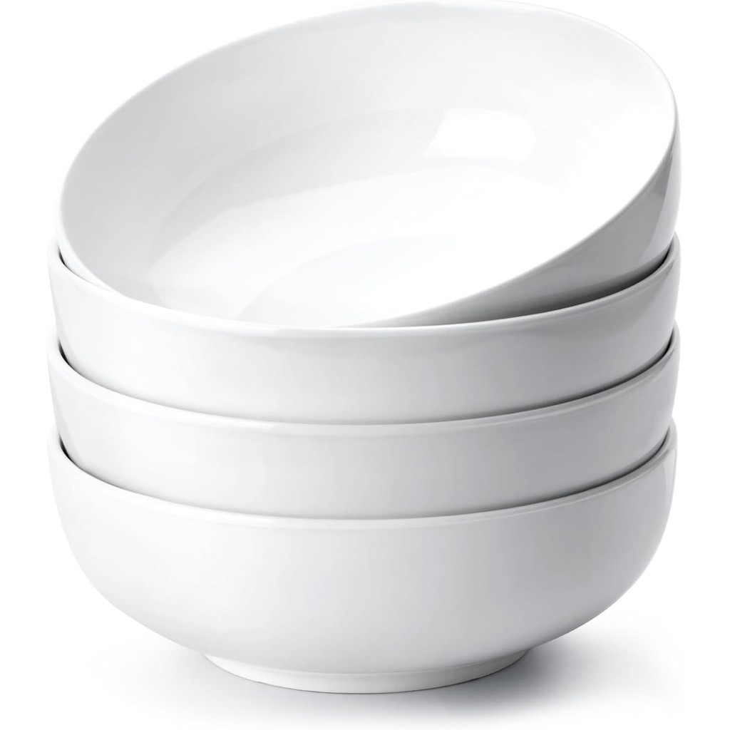 NUTRIUPS 900ml Groß Müslischalen, 17cm Suppenschalen, 4 Stück Schüsseln für Nudeln Pho Salat, 6.5in Soup Bowl