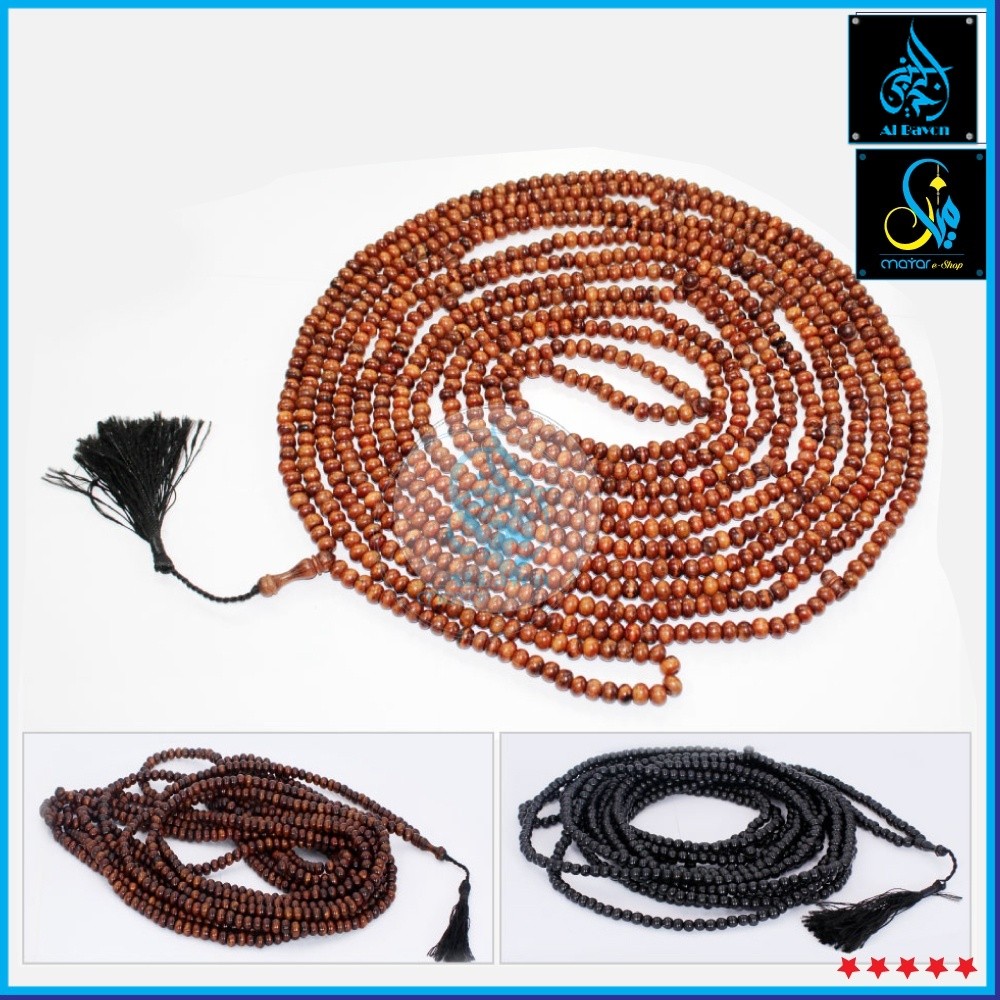 Tasbih Kayu Kukun 1000 Biji Buatan Tangan