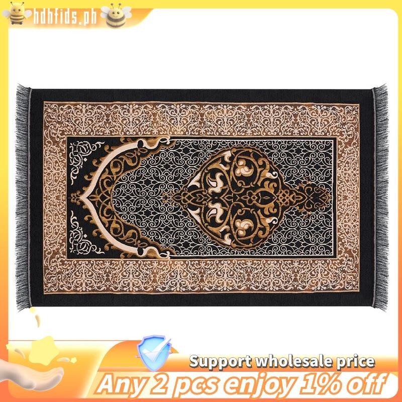 In stock-Muslim Prayer Rug, Islamic Prayer Rug Muslim Prayer Mat Eid Traditional Janamaz Sajadah Soft Islamic Set Rug Mat