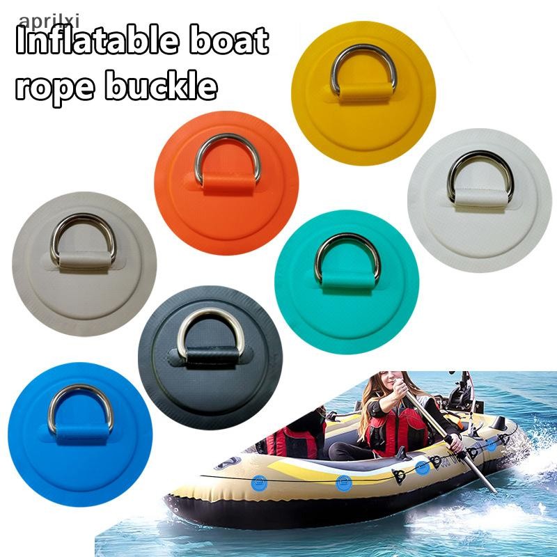 aprilxi Inflatable Boat Rope Buckle Surfboard Stainless Steel D Buckle SUP Paddleboard Rope Fixed Buckle Surfboard Accessories new