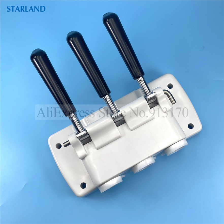 HKLHDZ  Full Set Panel Block Head Parts Combination 3 Handles For BQL Ice Cream Makers Fitting Accessories Vevor Soft Serve Machines