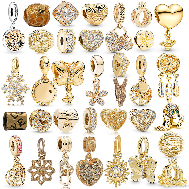 Golden Family Music Tree Snowflake.Dream Catcher diy Charm Bracelet Necklace Gift