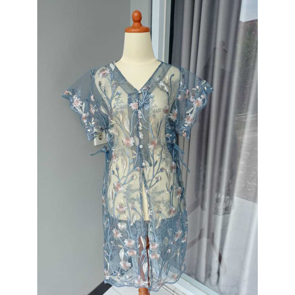 Reliable Quality Brukat Kebaya Outer Women's Premium Tille - Image 5