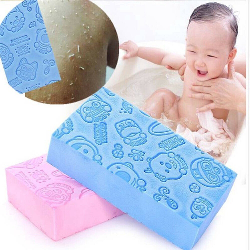 Sponge Clay Bath Sponge Printed Scrub Shower Scrubber Washing Pororo sponge
