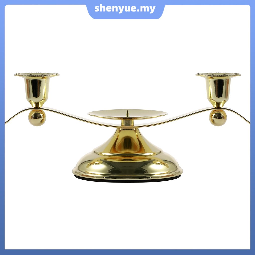 Unity Candle Holder 3 Arm Iron Candlestick Holders Elegant Wedding Candle Holder Decorative Metal Candle Holder SHOPSBC1945