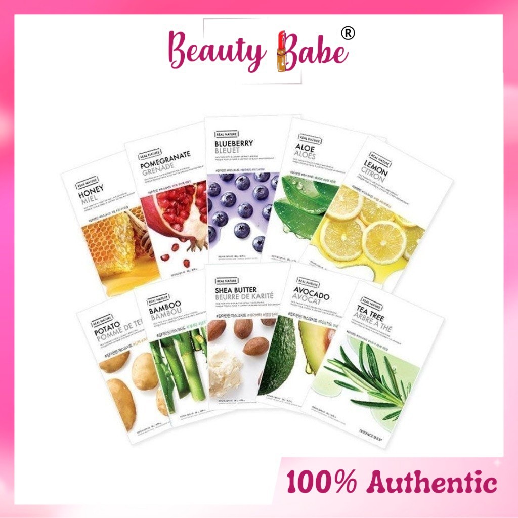 The Face Shop Real Nature Face Mask 20g [Beauty Babe]