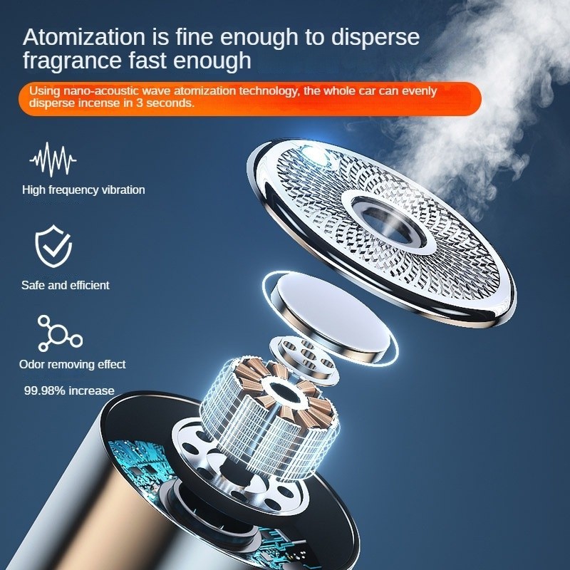 Premium Purpose Automatic Car Aroma Diffuser Aromatherapy Air Freshener Spray Large capacity 160ml Essential Oil Frag... - Image 2