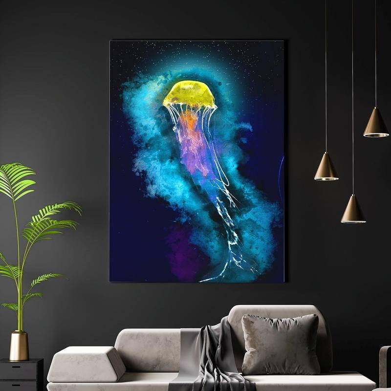 Jellyfish Sting The Unframed Mystery Enchanting Art Home Wall Decor Canvas Poster