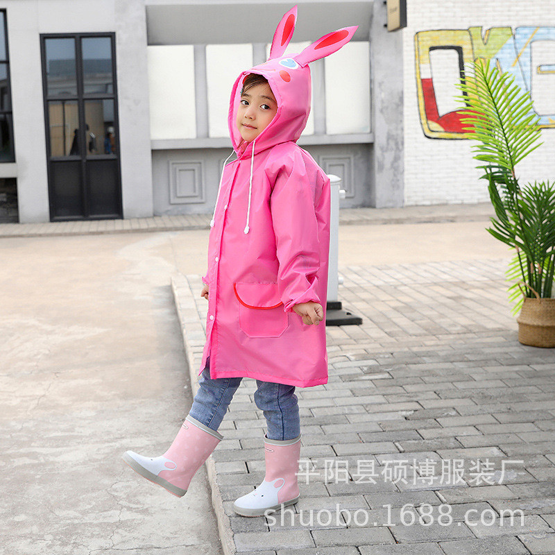 Hot Selling New Products#Factory Supplier Children's Cartoon Cute Raincoat Kindergarten Student Poncho PrintableLOGO8.8duan