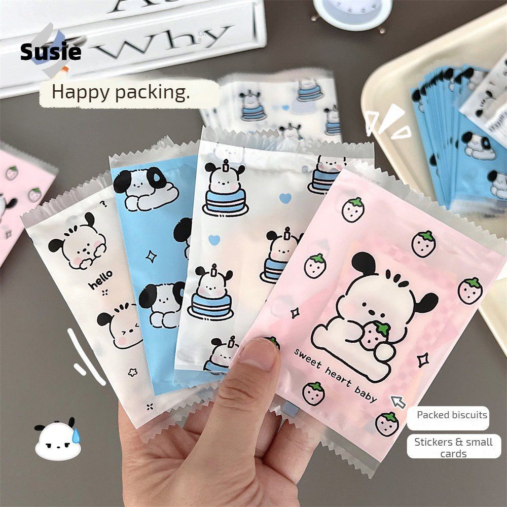 【Fast delivery】 Travel Accessories Jewelry Packaging Fashion Innovation Craft Supplies Plastic Bag High Quality Gift Wrap Pouch Water Proof Cartoon Trend Storage Bags Reliable