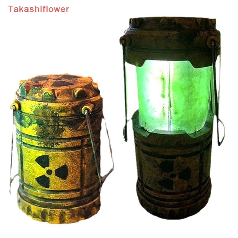 (Takashiflower) Mini Nuclear Reactor Lantern Toy Handheld Lamp Portable Retro Camping Lamp Home Outdoor Decor Birthday Gift Cosplay Props