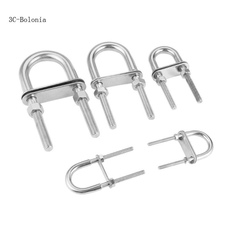 【PC】 Cutting Equipment Marine Rope Rigging Eye U-bolt Yacht Boat Hardware