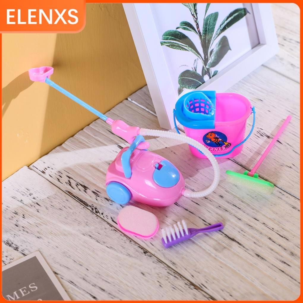 1/2/3/5 9 Pieces House Furniture Cleaning Tool Colorful Simulation Pretend Play Toy Educational Dolls Vacuum Kit for Baby Kids