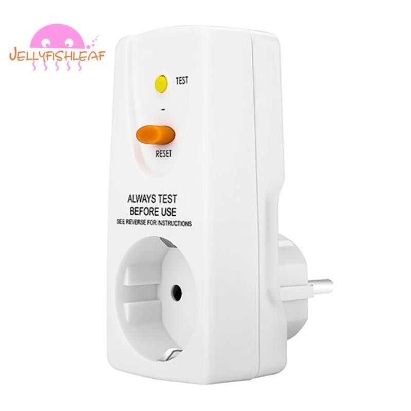 16A Gfci Leakage Protection Plug Rcd Socket Home Circuit Breaker Cutout Switch Safety Personal Protection Plug EU Plug