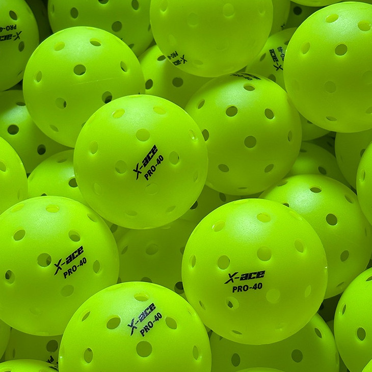Must Premium Combo of 10 X-Ace Pro-40 USAPA Competition Standard PickleBalls Reliable - Image 5