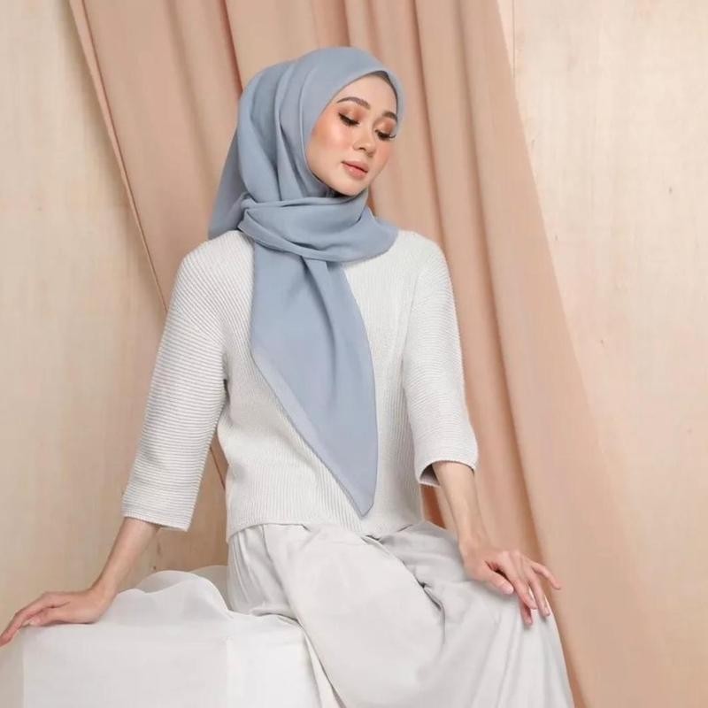 HOT SALE Bawal coton plain premium Tudung high QUALITY Bawal cotton Voile Bawal Fabric Square Hijab