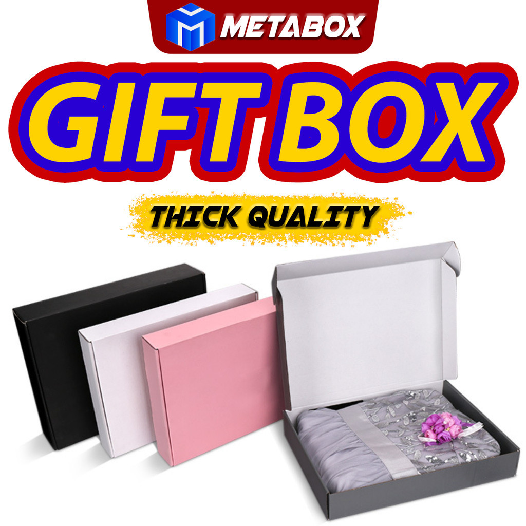 METABOX Pizza Box Kotak Carton Box Packaging Box Colour Gift Box Small Box Packing Box Paper Box 飛機盒