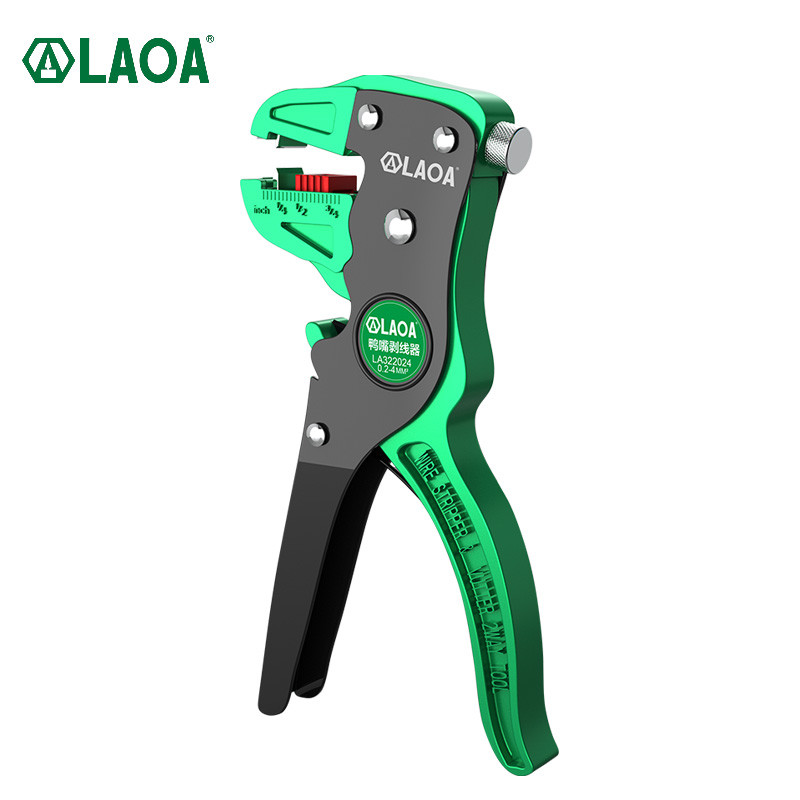 1pc Automatic Wire Stripper and Cutter, 2 in 1 Wire Stripper Tool, Adjustable 0.2-4mm² Electrical Cable Wire Stripping T