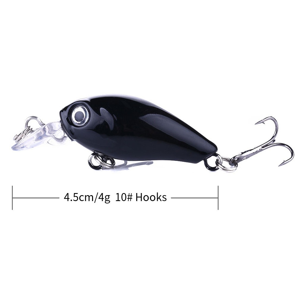 Premium Essential HENGJIA 8PCS Crankbaits Set Mixed Color 4.5cm/4g Fishing Lure Minnow Bait Boxed Umpan Artificial Du... - Image 3