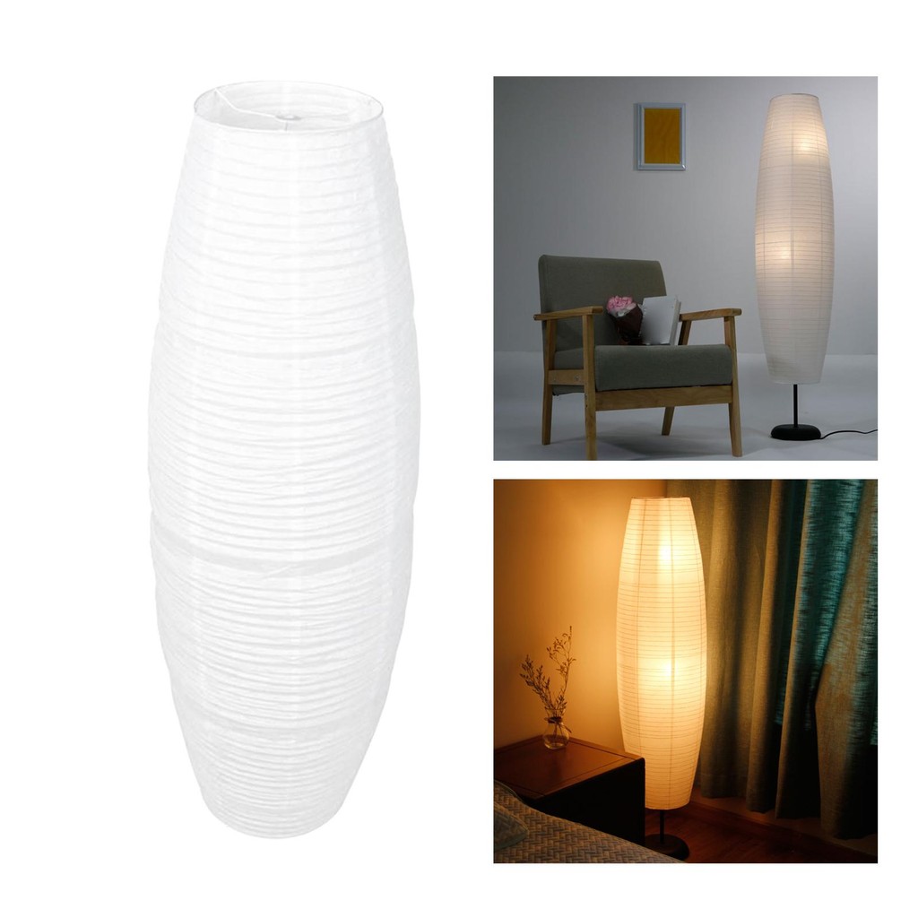 [direrxaMY] Paper Floor Lamp Shade, Floor Standing Lamps Cover for Bedrooms Floor Lamps Shade