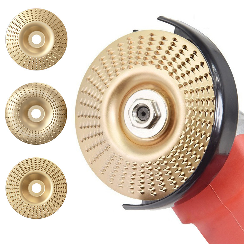 100mm Woodworking Grinding Wheel Angle Grinder Disc Wood Carving Disc Sanding Abrasive Tool Bore