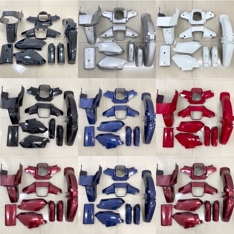 HONDA EX5 DREAM BODY COVER SET ( BLACK / WHITE / SILVER / RED / BLUE / NEW GREY / GREEN ) EX5 HIGHPOWER DREAM