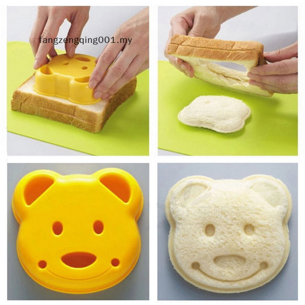 F1MY Cute Animal Sandwich Mold Cutter Bear Dog Dinosaur Shape Cake Bread Toast Maker f1my