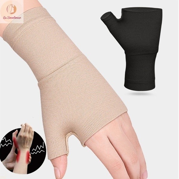 Chronograph Sport Wrist Band Guard Support Compression Arthritis Gloves Brace Thumb Pain Relief Analog Luxury - Image 5
