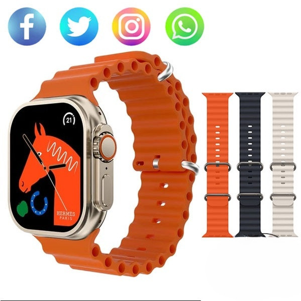- Bemtevi-Smartwatch T800 Series 8 Ultra Heart Rate Calculator Smart Watch Watch Smartwatch Waterproof Wristband Smartwatch Watch