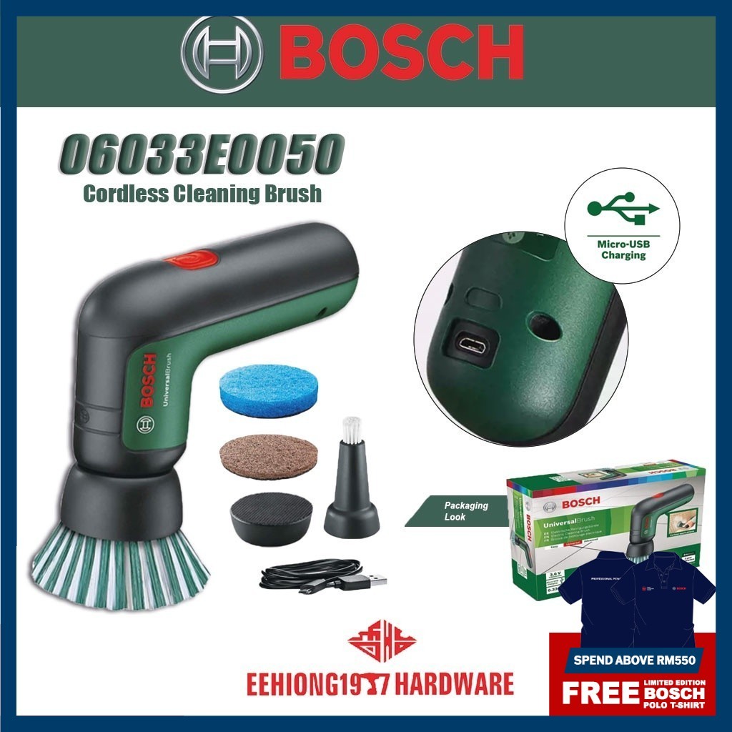 FRESH STOCK ! BOSCH Universal Brush Cleaning Brush Berus 06033E0050 made in hungary