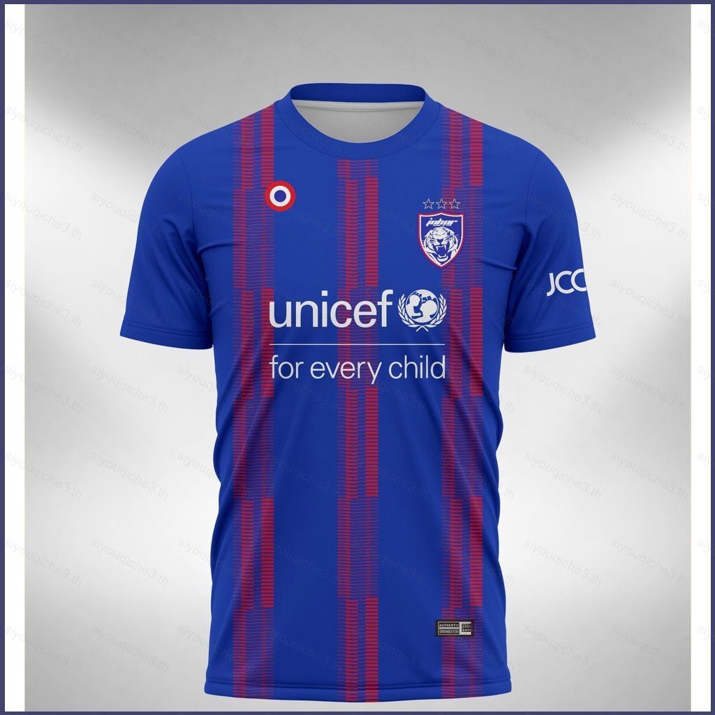 "Jersey Johor Darul Ta'zim (JDT) Home & Away 2024 Football T-Shirt - Unisex Short Sleeve Round Neck Jersey Bola Soccer Tee [Plus Size Available] YS3"